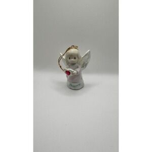 Vintage Precious Moments January Birthstone Angel Ornament  (1997) Porcelain New